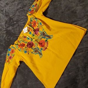 NWT Ragstock embroidered shirt